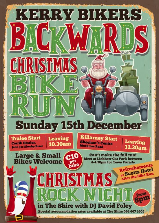 Kerry Bikers Christmas Run Killarney